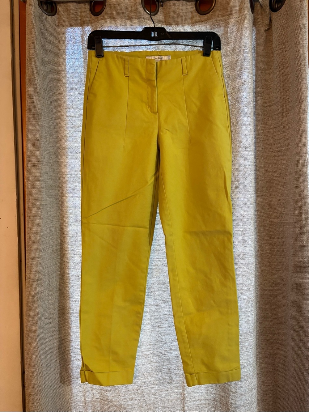 Boden Women’s Chartreuse Straight Chinos Size 4R